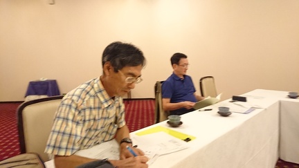 名簿部会長 3組本山さん　実行委員長 原口さん